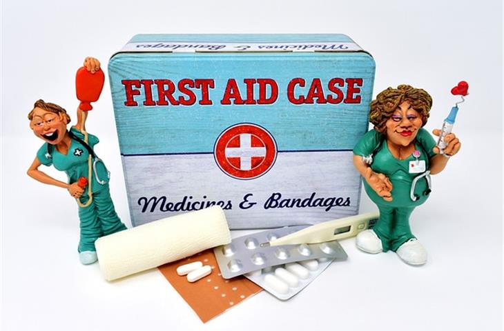 First aid medical test