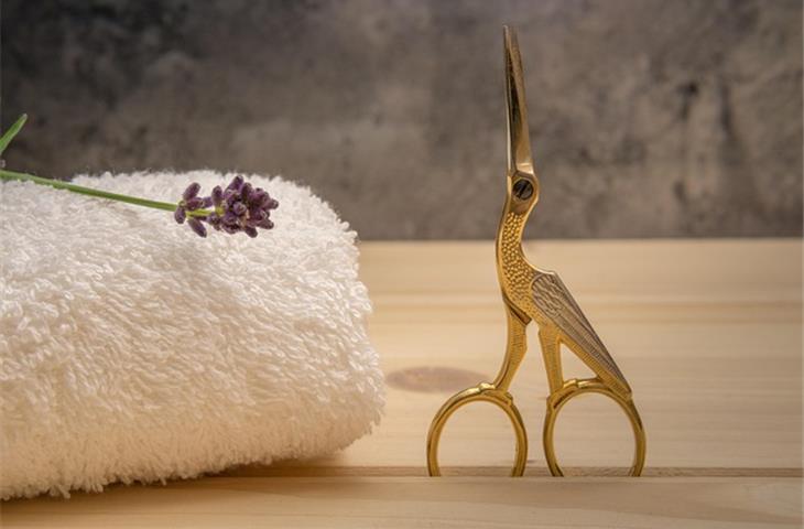 parts of a surgical clamp scissors