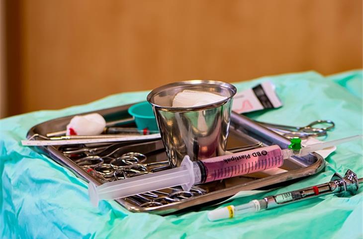 surgical cut down set instruments