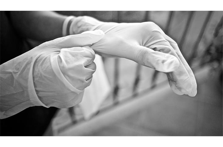 latex rubber glove