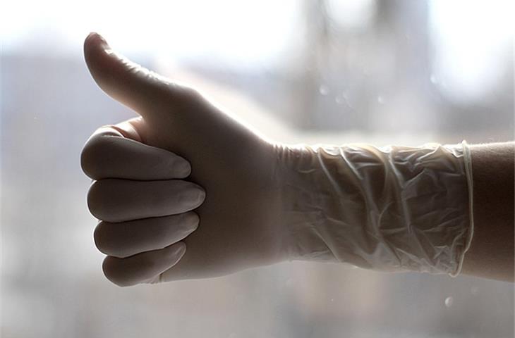 latex rubber glove