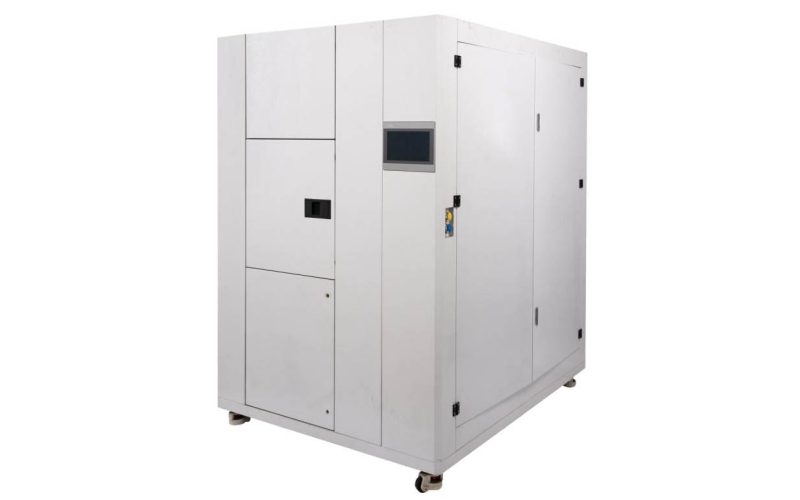 Three chamber cold and thermal shock test chamber