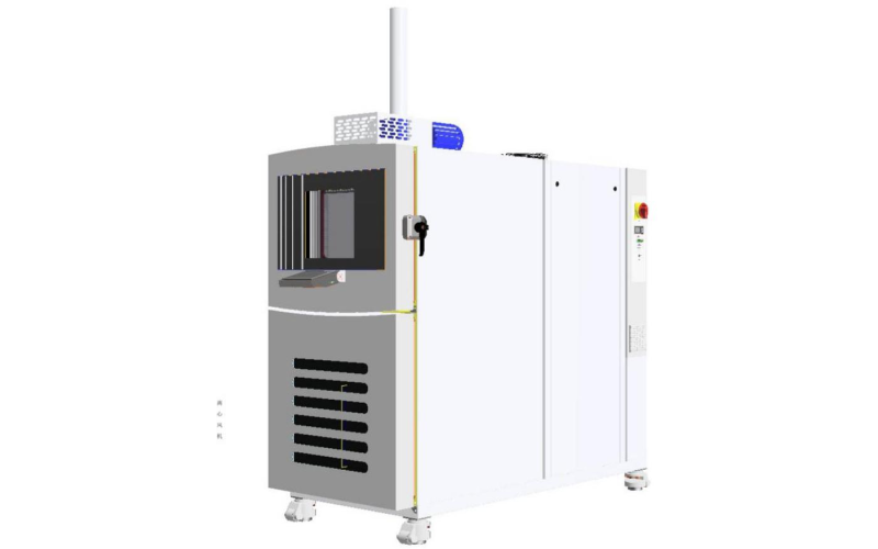 Two-chamber cold and thermal shock test chamber